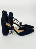 Sandalo alla schiava glitter total black