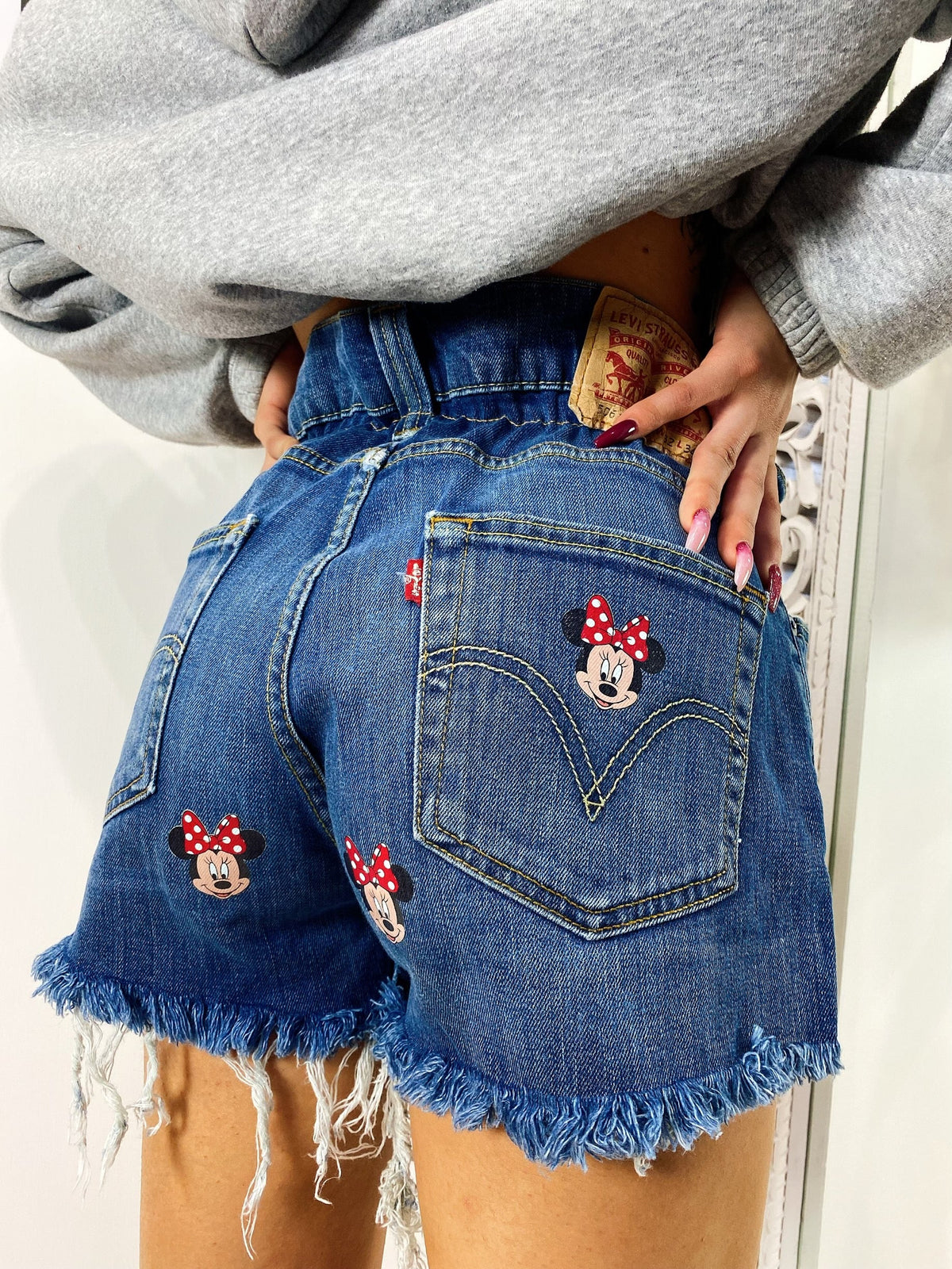 Short Levi’s Vintage bagno scuro con stampe