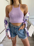 Short a farfalla con strass