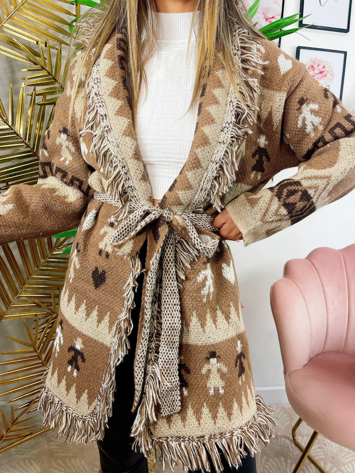 Cardigan autumn beige