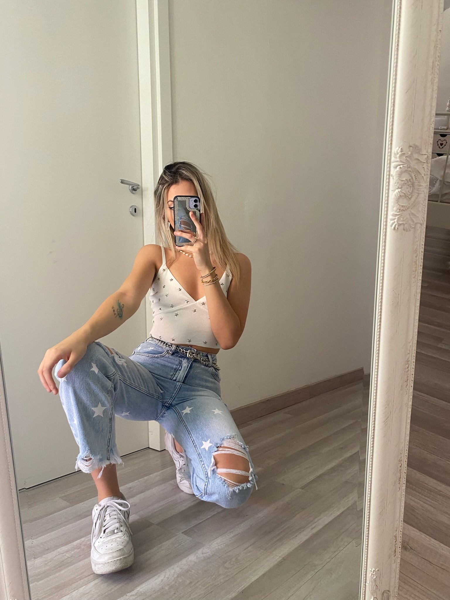 Jeans con stelle