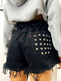 Short Levi’s Vintage nero con borchie