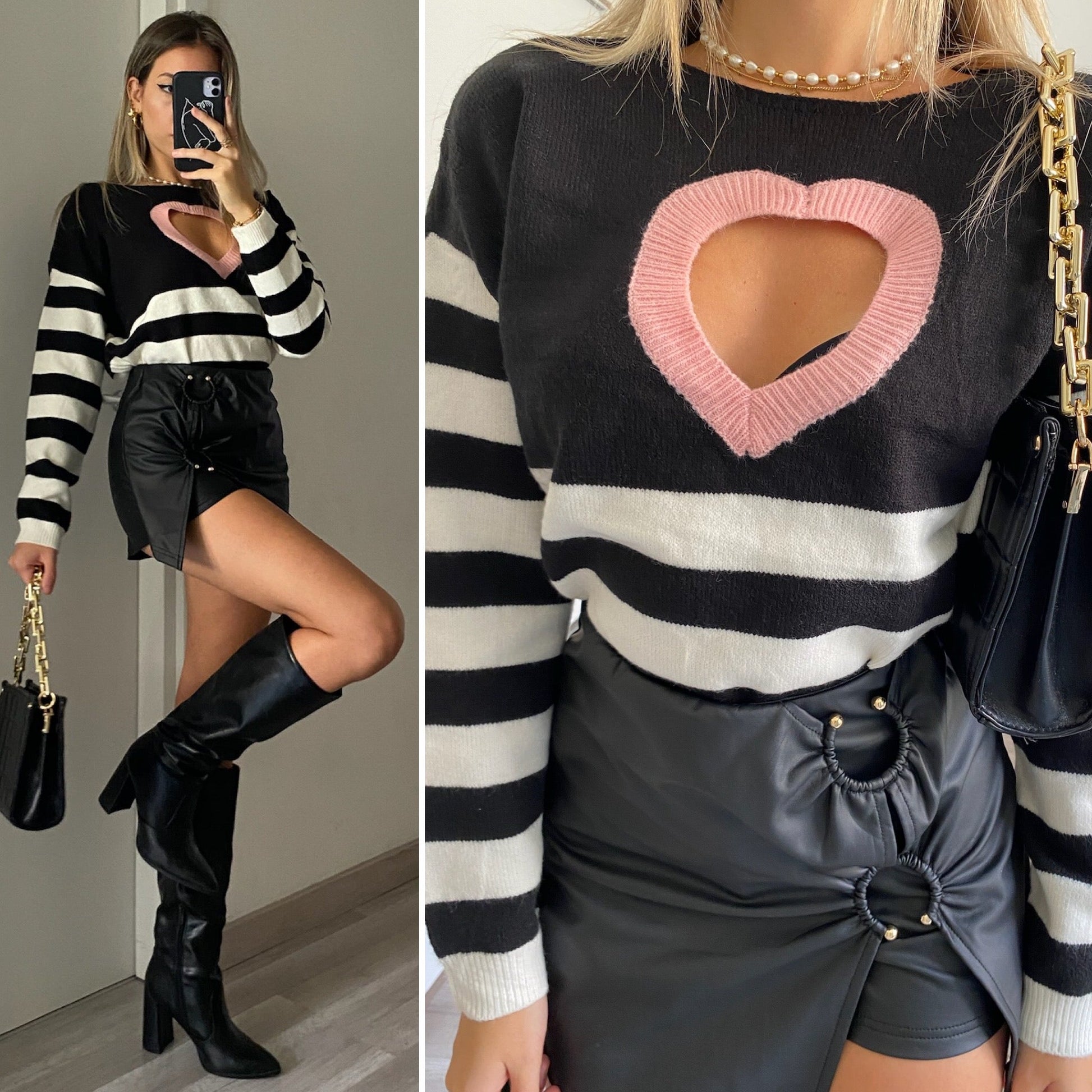 Maglione con cuore