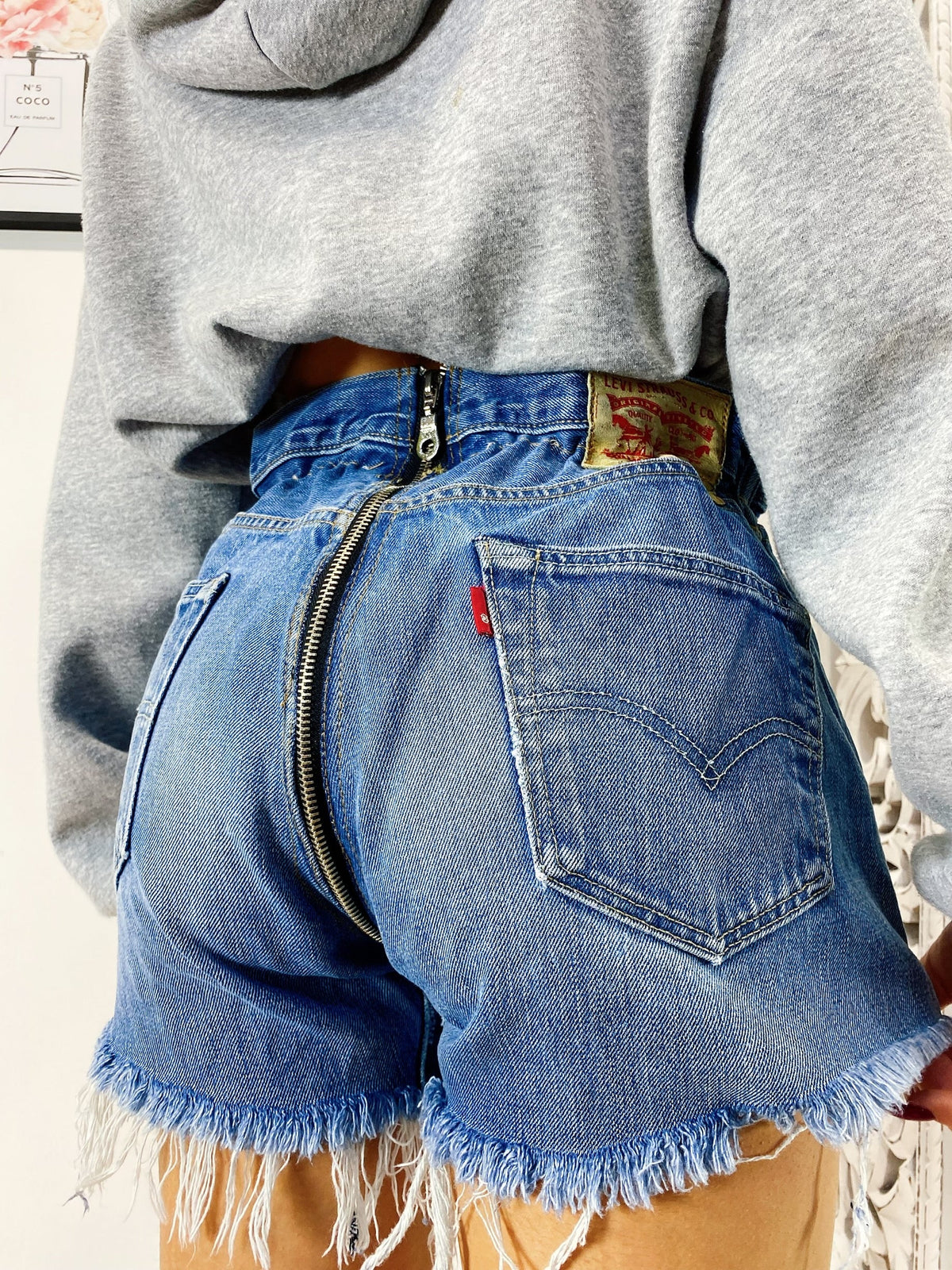 Levi’s Vintage bagno scuro con zip posteriore