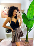 Body easy nero con incrocio