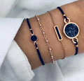 Bracciale con pietra nera