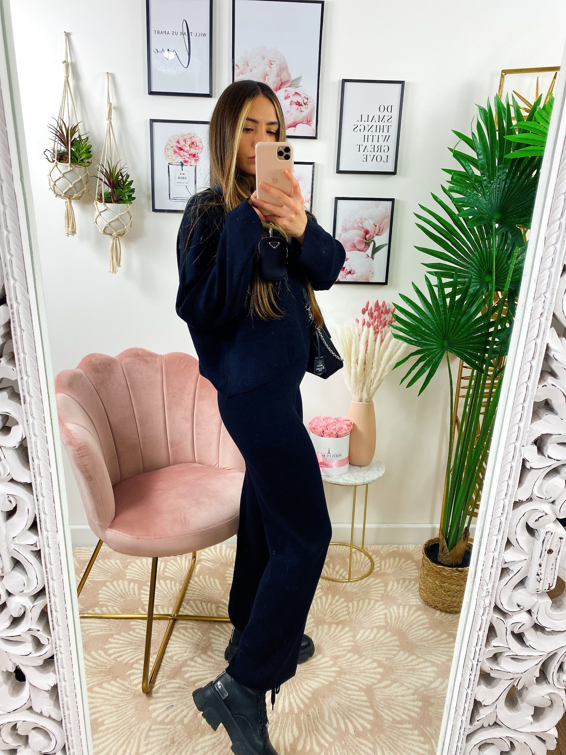 Completo Maglia e pantalone quality Nero