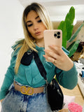 Maglione con V e rouches