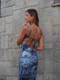 Abito jeans con spille