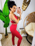 Set tuta sportiva colours rossa
