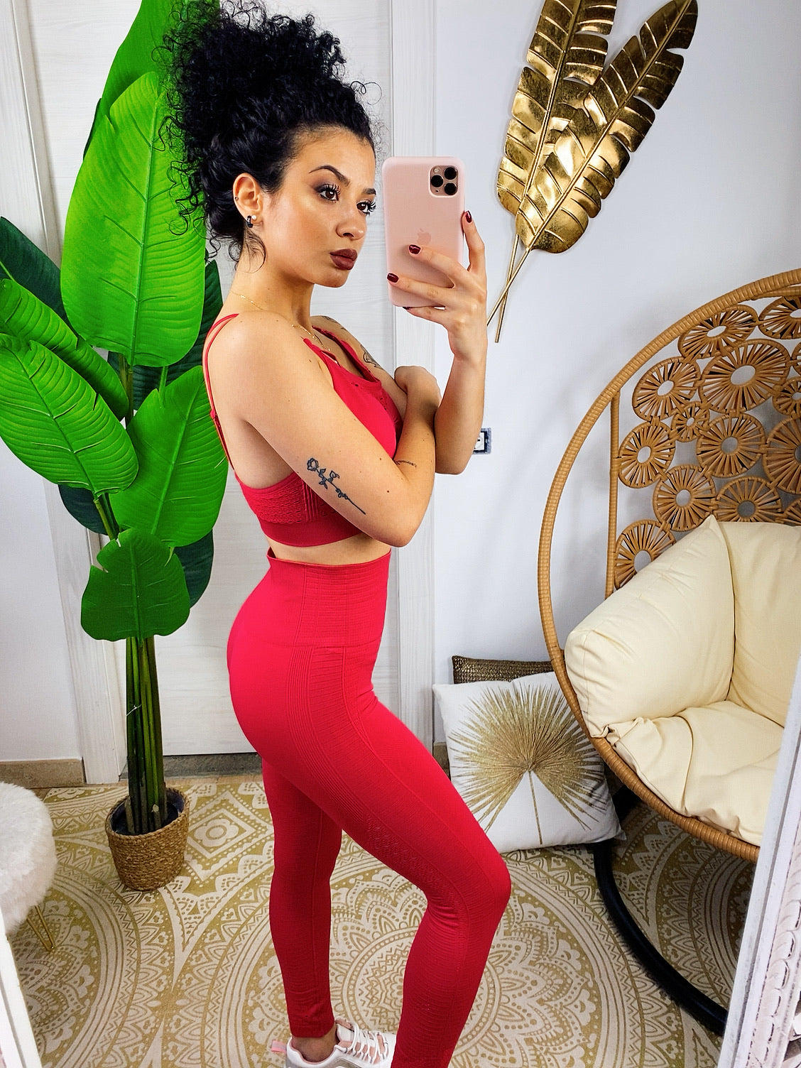 Set tuta sportiva colours rossa