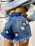 Short Levi’s Vintage con stampa topolino bagno medio
