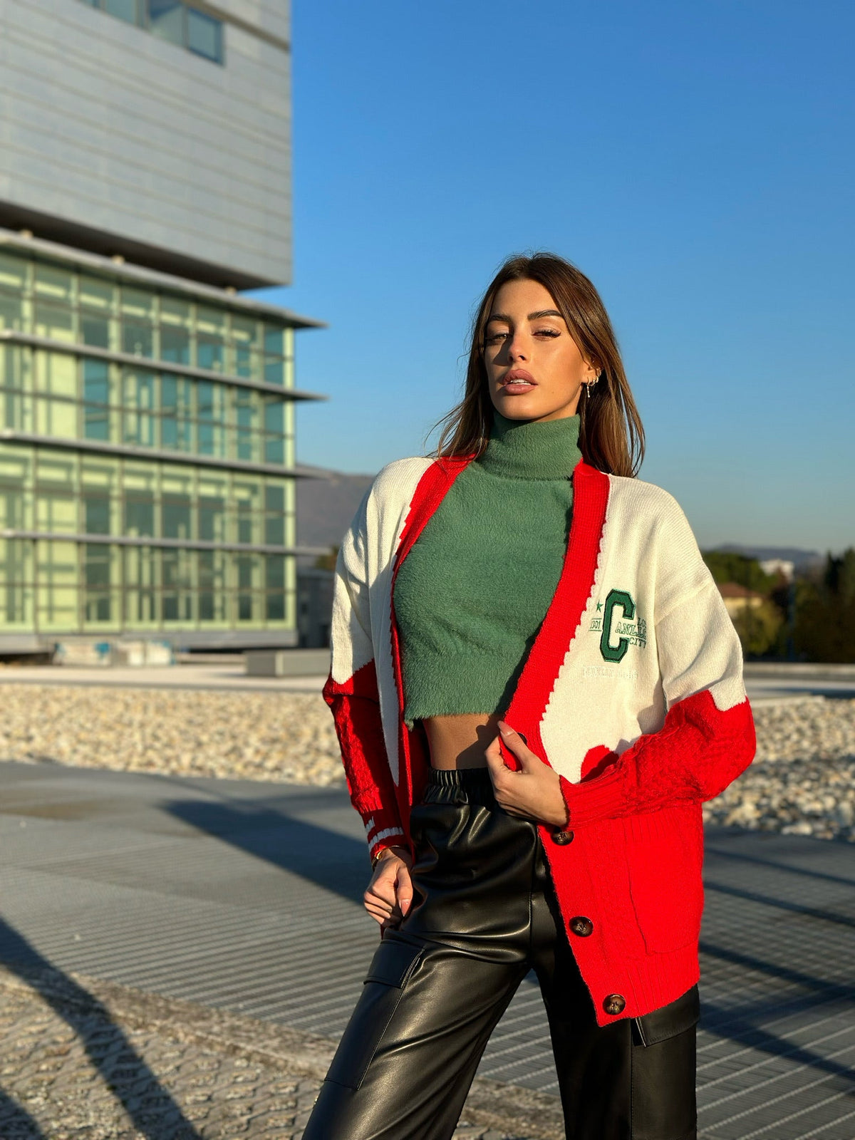 Maglione California rosso