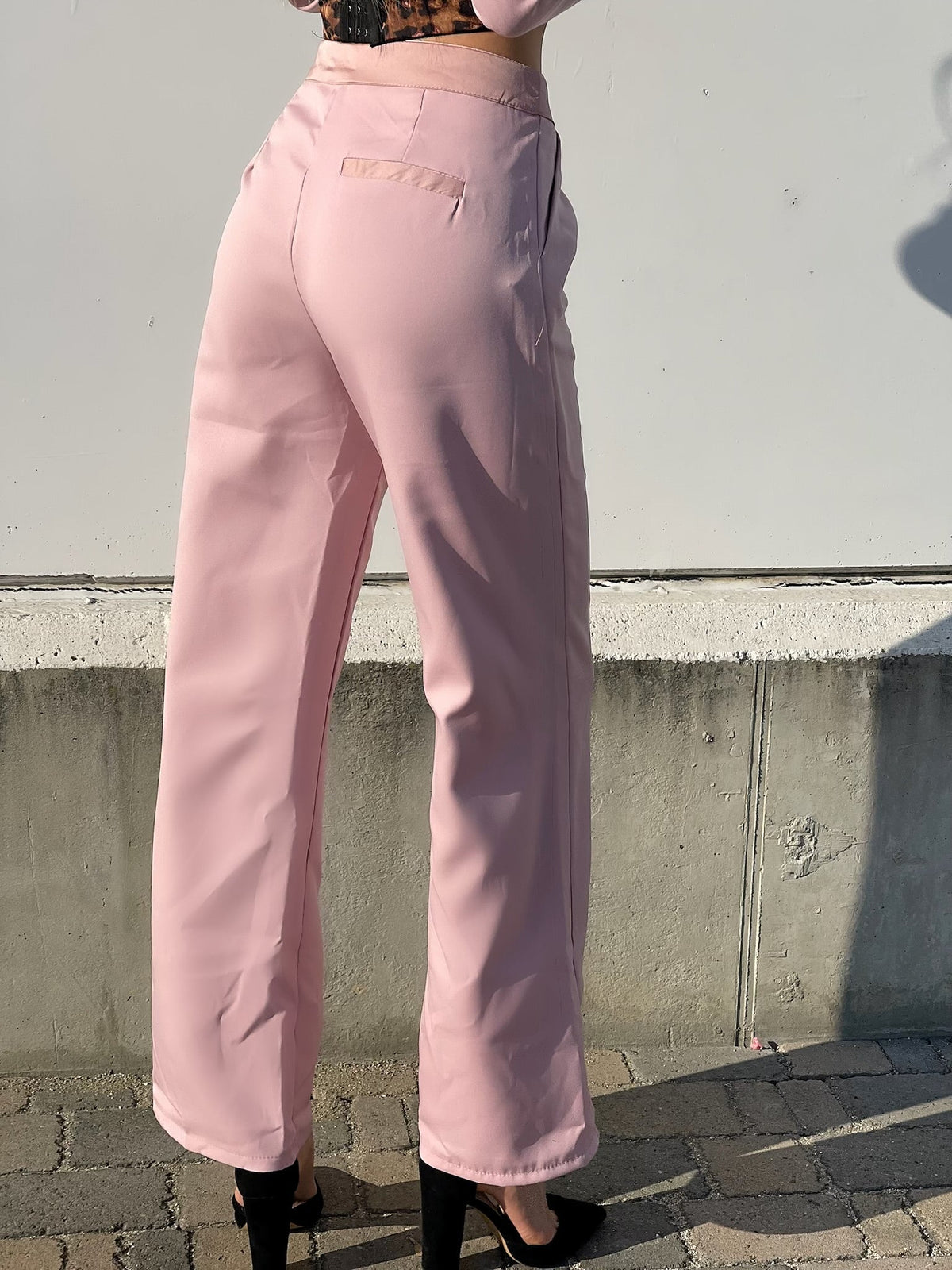 Completo giacca e pantalone cipria