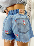 Short Levi’s Vintage con stampa Paperina bagno medio