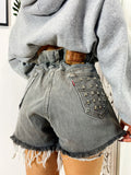 Levi’s Vintage grigio chiaro con borchie