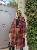 Cappotto peonia e Camel