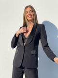Completo giacca e pantalone nero