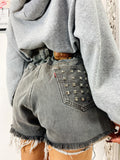 Levi’s Vintage grigio chiaro con borchie