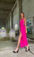 Dress Red Carpet con due spacchi