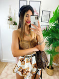 Short con Orsetti Bianco