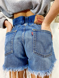 Short Levi’s Vintage bagno medio con strappi