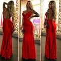 Abito a sirena Rosso