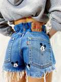 Short Levi’s Vintage con stampa topolino bagno medio
