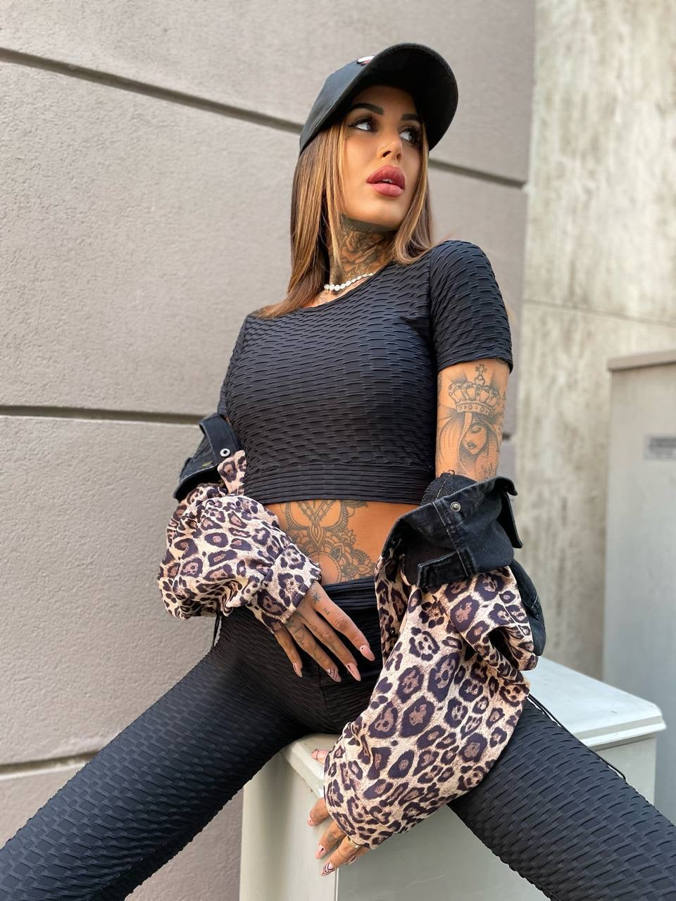 Completo sportivo nero