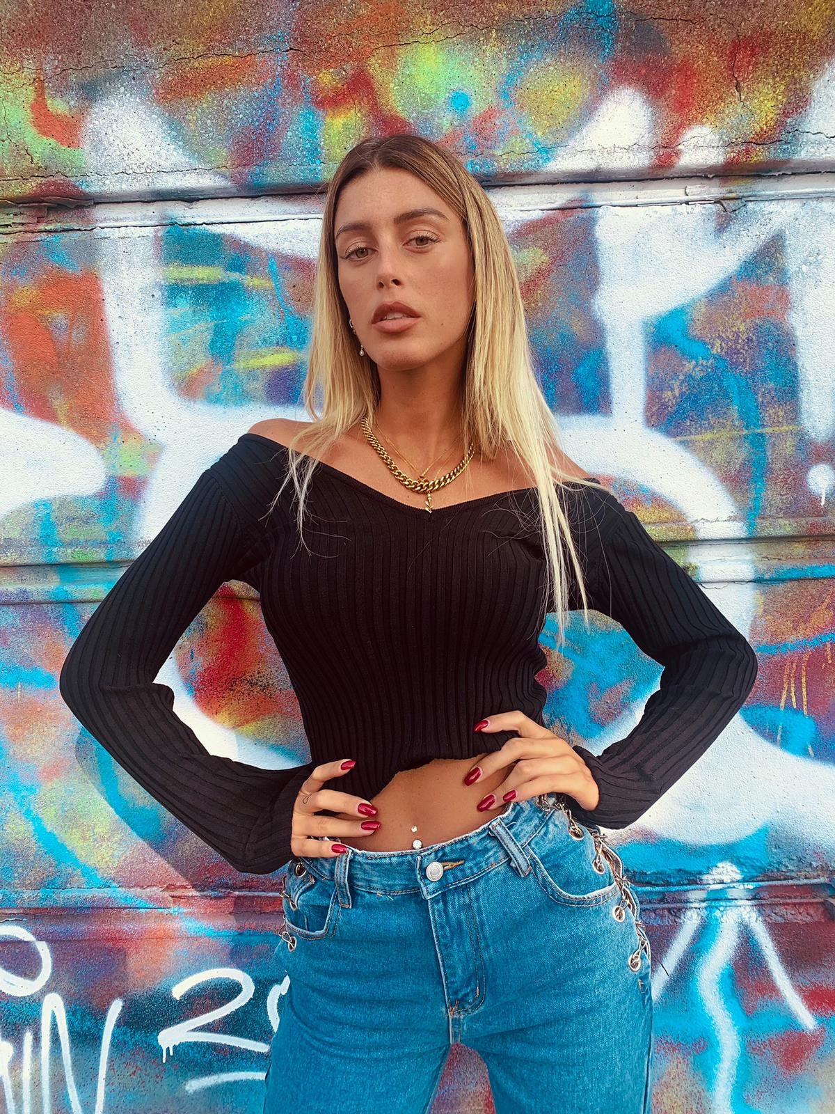 Jeans con catene
