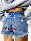 Short Levi’s Vintage stampa topolina senza strappi