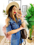 Abito di jeans con catena