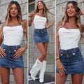 Body bianco con scollo
