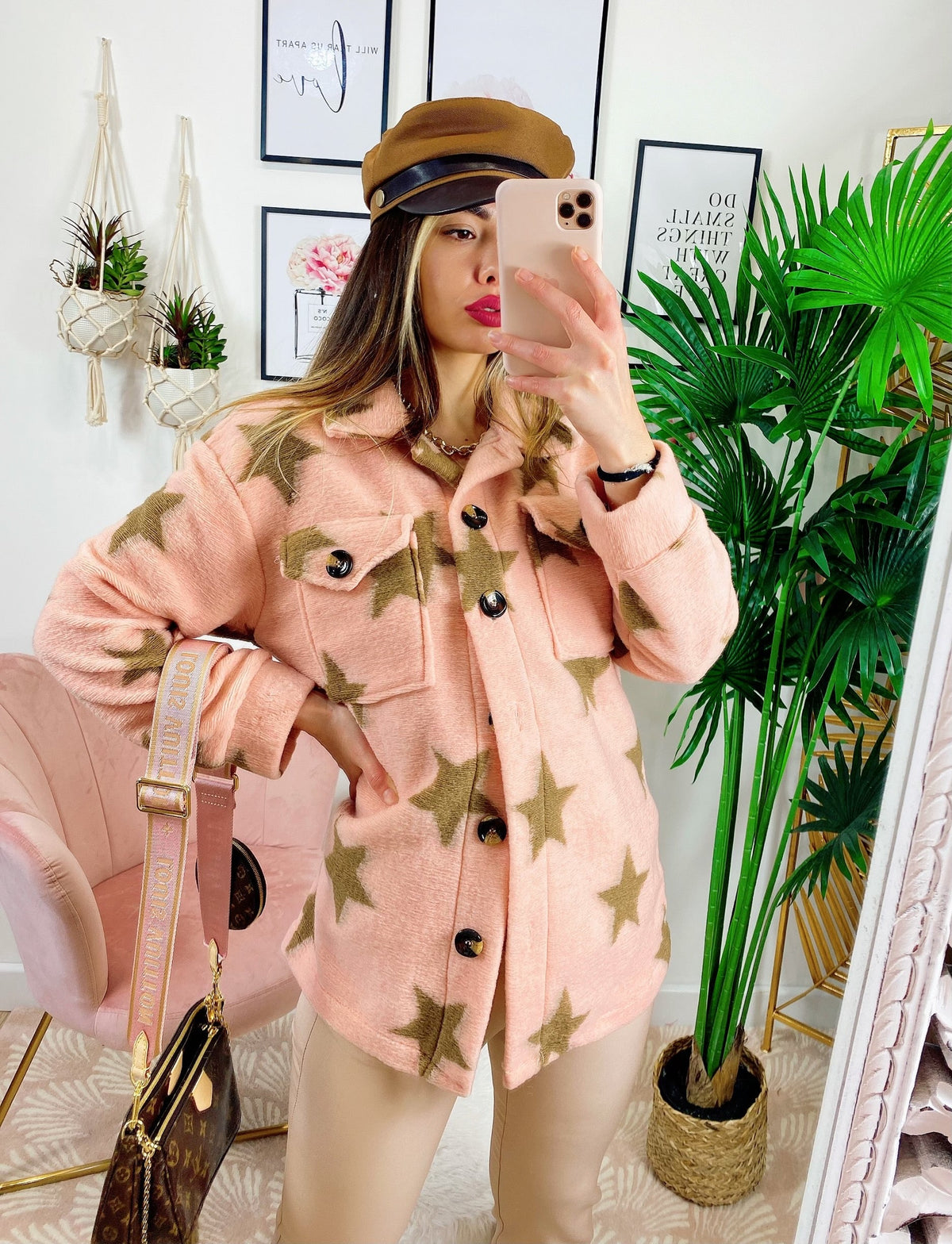 Giacca con stelle Rosa