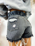 Short Levi’s Vintage con Borchie bagno grigio scuro