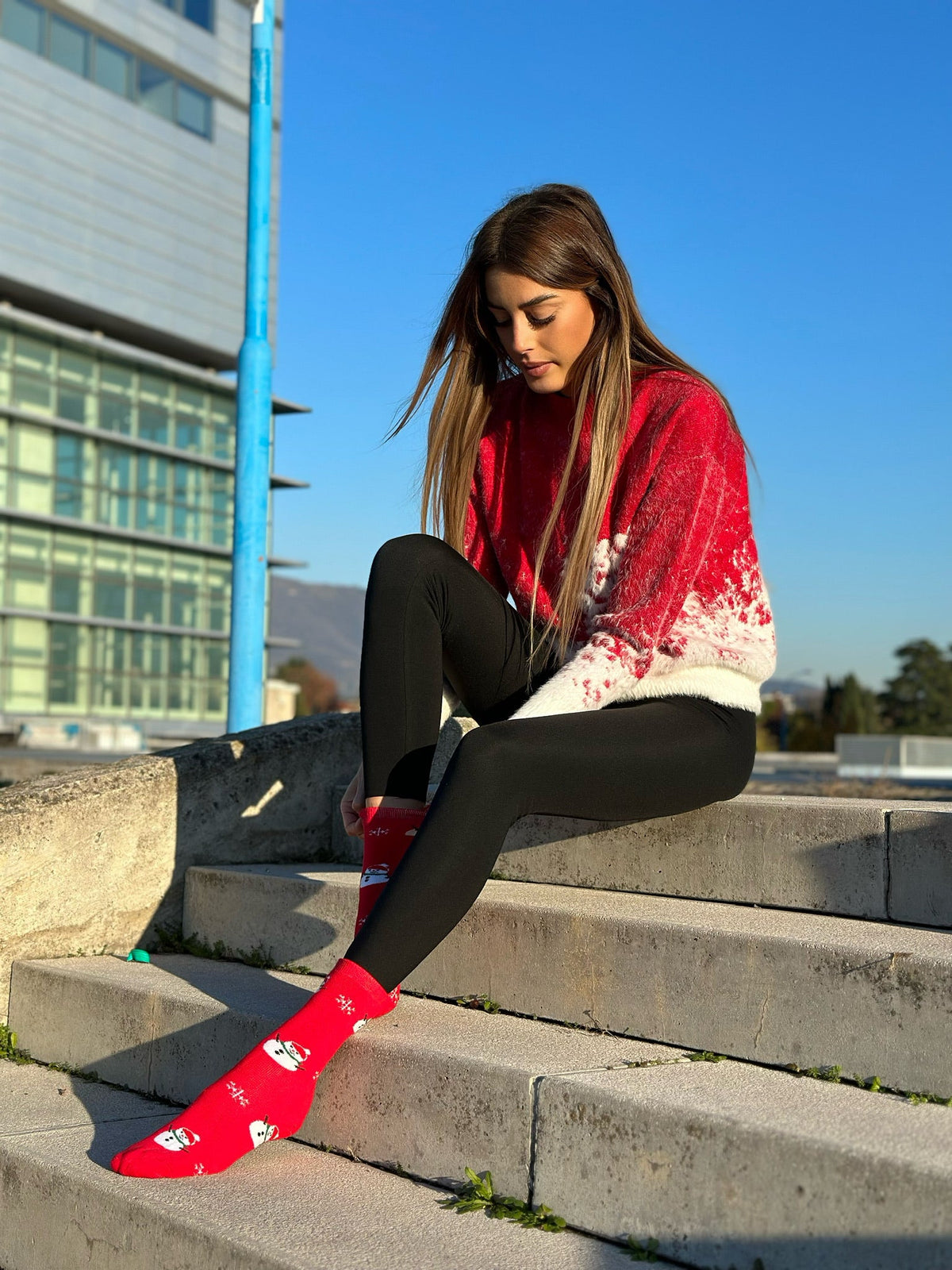 Leggins termico nero