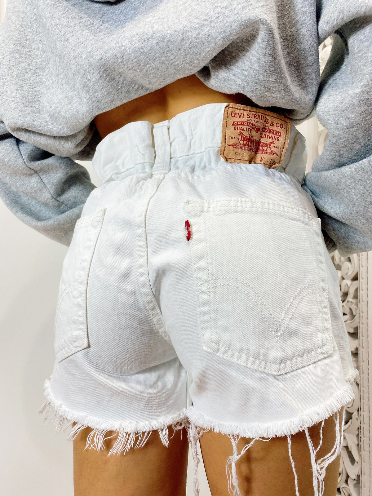 Short Levi’s Vintage Bianco