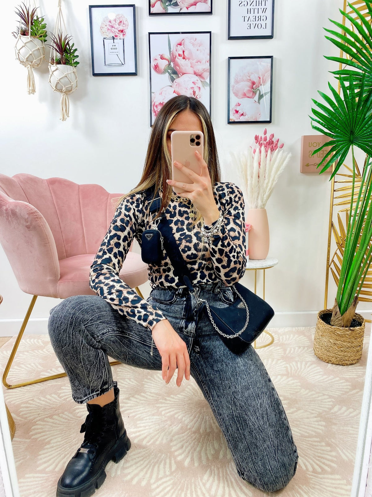 Jeans Bottone asimmetrico Grigio
