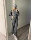 Completo sportivo grigio