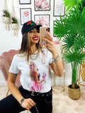 T-shirt con stampa Donna