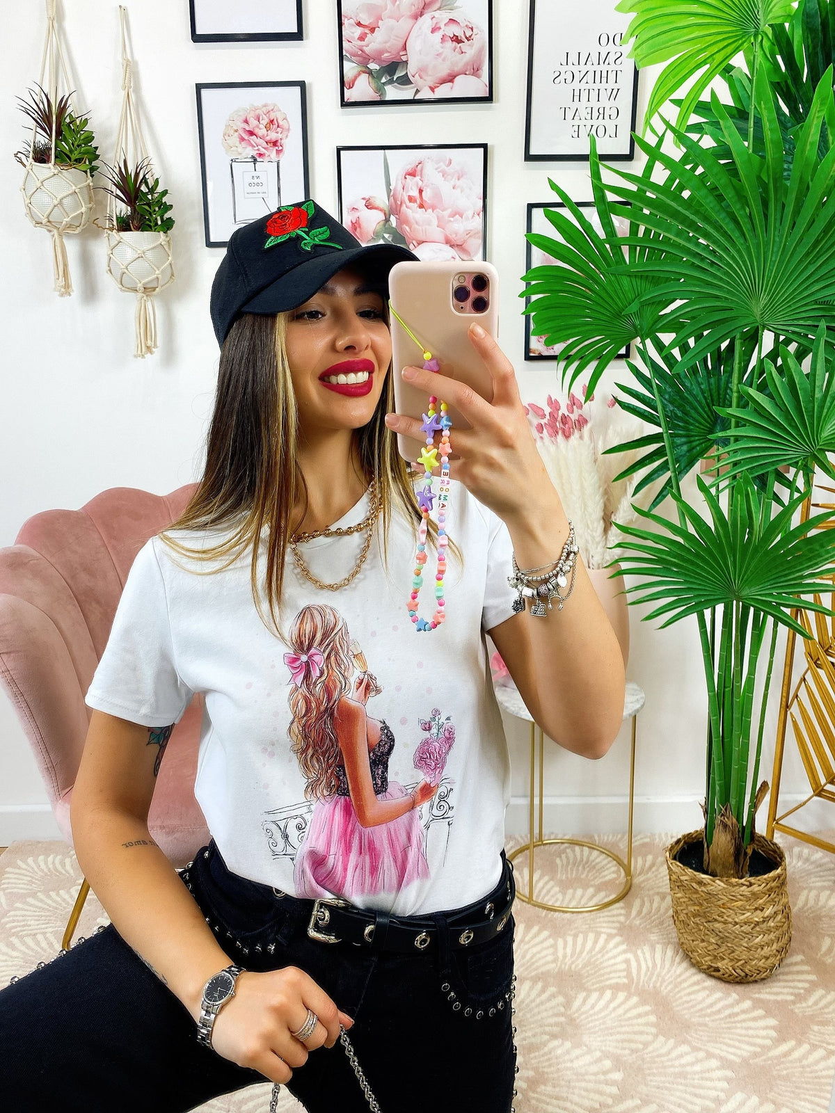 T-shirt con stampa Donna