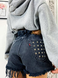Levi’s Vintage grigio scuro con borchie