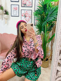 Short maculato Verde