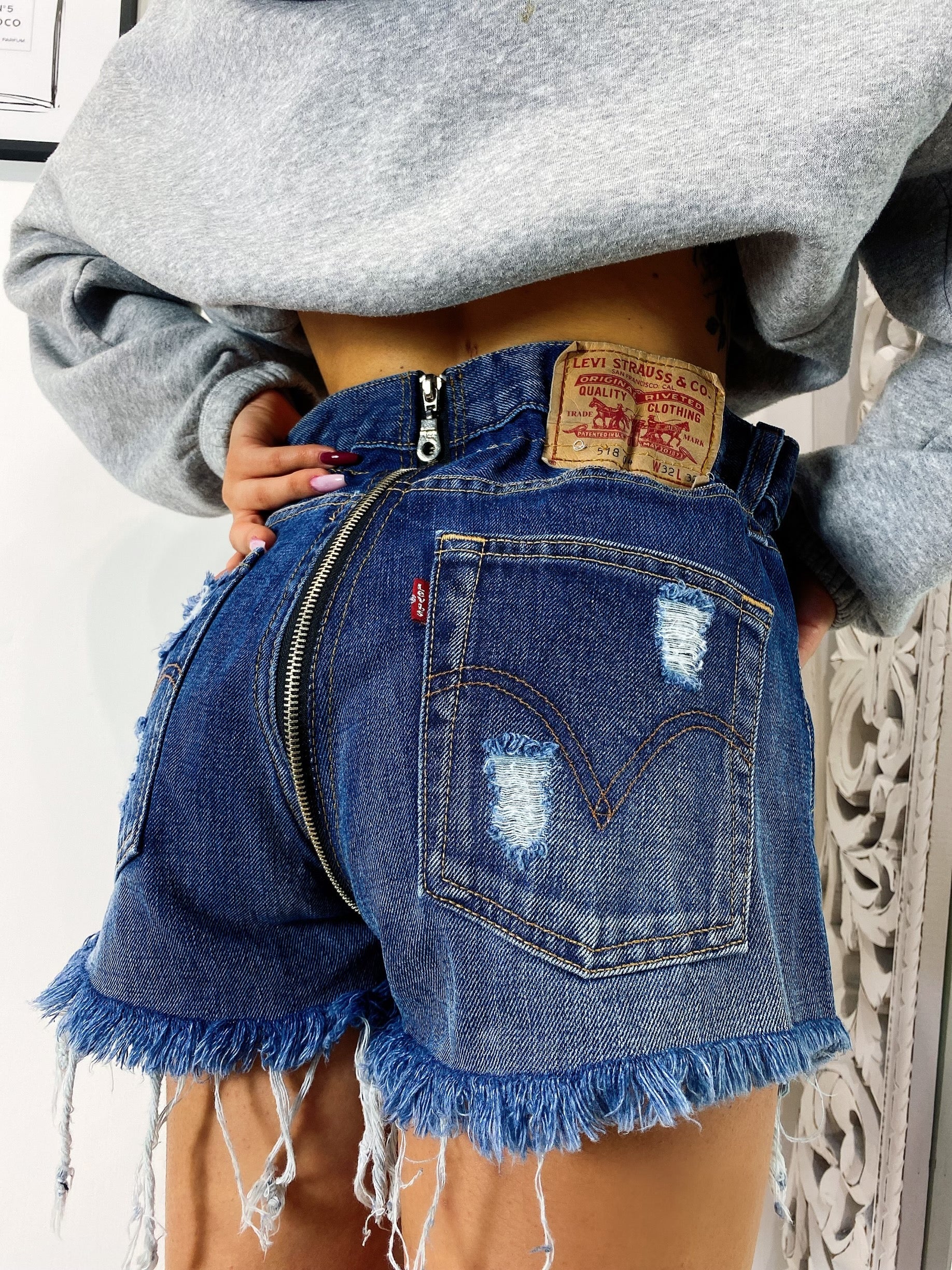 Levi’s Vintage bagno medio con zip posteriore