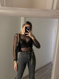 Bralette in pizzo nera