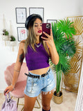 Top autunnale purple