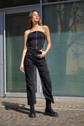 Completo top e pantalone cargo