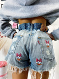 Short Levi’s Vintage con stampa Paperina bagno chiaro