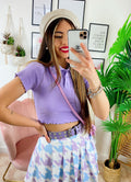 Top crop lilla