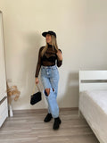 Body nero velato